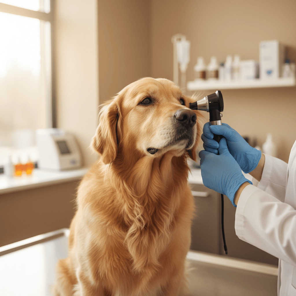 Professional veterinary examination