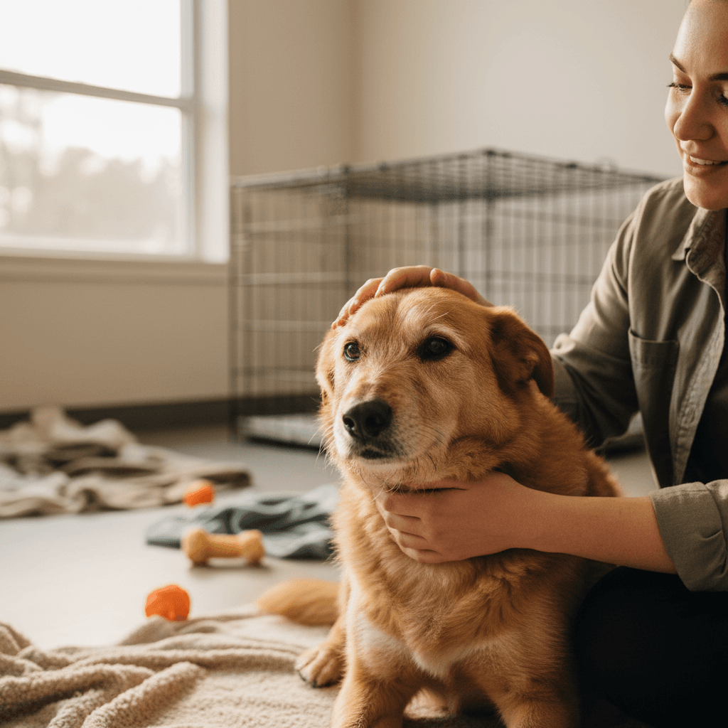 Shelter animal care and feeding